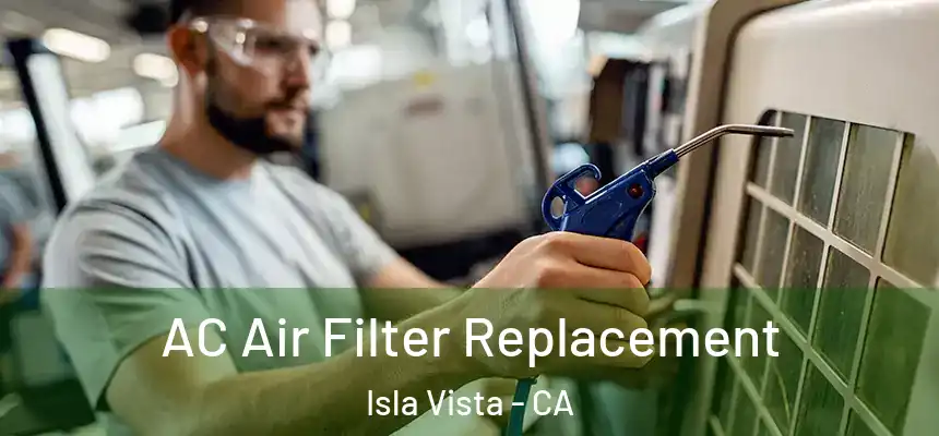  AC Air Filter Replacement Isla Vista - CA